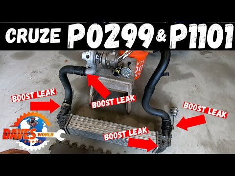Видео: Исправления кодов CRUZE p0299 и P1101 Dave's World Super CRUZES