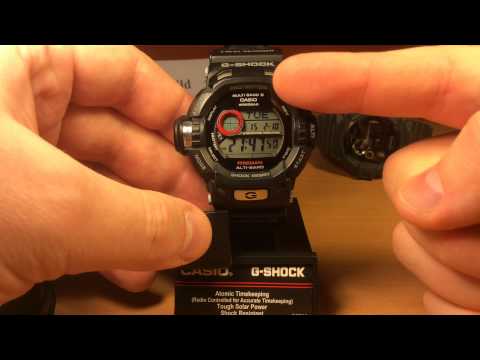 Видео: Функции (Альтиметр/Барометр) часов Casio G shock GW-9200 [3147]