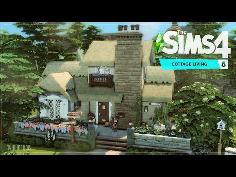 Видео: Загородный дом🍀🐓│Строительство│Cottage Living House│SpeedBuild│NO CC [The Sims 4]