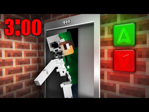 Видео: Я ПРОВЁЛ НОЧЬ В ЗАСТРЯВШЕМ ЛИФТЕ В МАЙНКРАФТ | Страшилка Minecraft