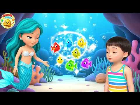 Видео: Русалка, которая учила цветам 🧜‍♀️🎨 | Подводное приключение с яркими краск