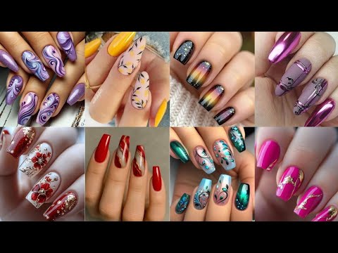 Видео: Урок по осеннему маникюру 2025 / Осенний акриловый дизайн ногтей