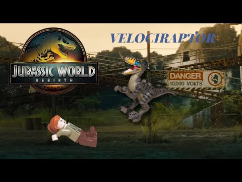 Видео: Новый лего кастом Jurassic World Rebirth (Возрождение) VELOCIRAPTOR #jurassicworld 