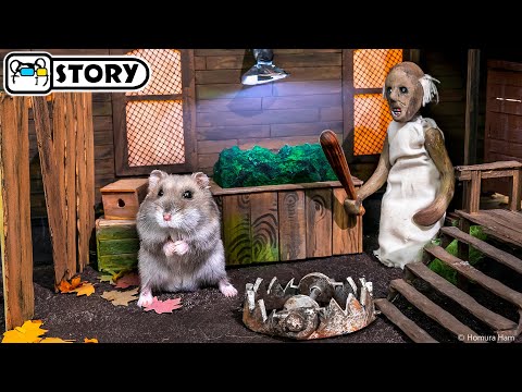 Видео: 🐹 Побег Хомяка из лабиринта в Страшном Доме Гренни 🐹 Хомура Хам Питомцы