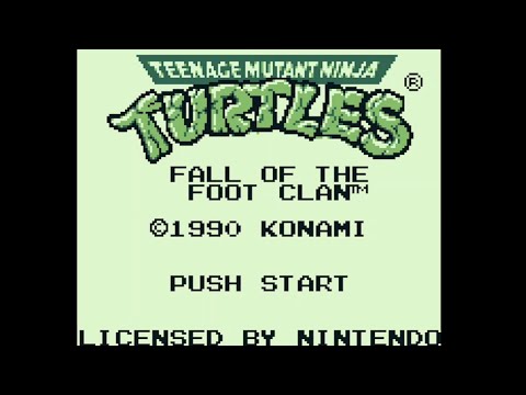 Видео: Прохождение игры Teenage Mutant Ninja Turtles: Fall of the Foot Clan (Game Boy)