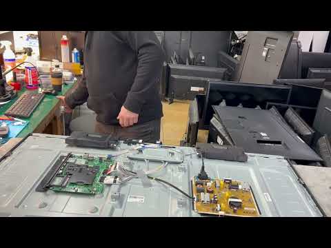 Видео: LG 50UQ81006LB Нет изображения, подсветка исправилась снова.