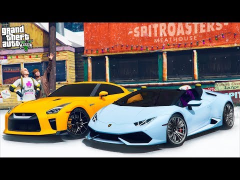 Видео: РЕАЛЬНАЯ ЖИЗНЬ В GTA 5 - ВЫПАЛ ПЕРВЫЙ СНЕГ! ДРИФТ НА ЛЕТНЕЙ РЕЗИНЕ! ПОПАЛ В ДТП НА HURACAN! 🌊ВОТЕР