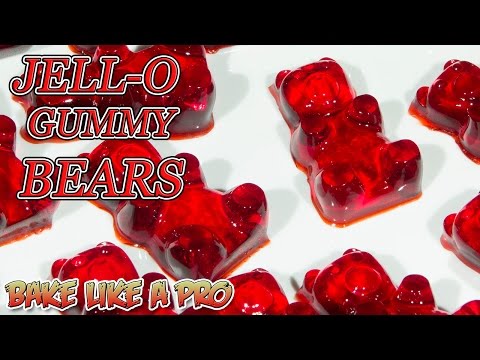 Видео: Простой рецепт желейных мишек JELLO!