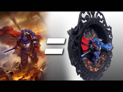 Видео: Культовое искусство в виде диорамы WARHAMMER!