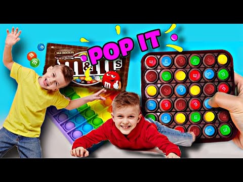 Видео: ВКУСНЫЕ ЛАЙФХАКИ с POP iT! ШОКОЛАД ПОП Ит!// KiFill boys 13+