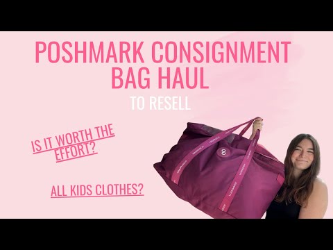 Видео: Перевозка детской одежды в комиссионных сумках Poshmark | Партнерская программа Closet | Стоит ли...