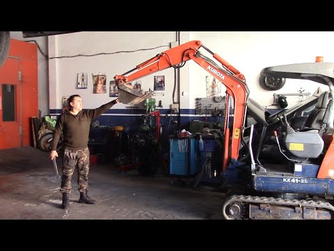 Видео: Мини экскаватор Kubota KX41 2S ГБЦ