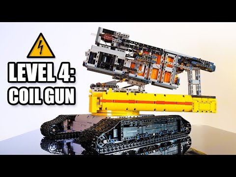 Видео: Добавление оружия к огромному танку LEGO