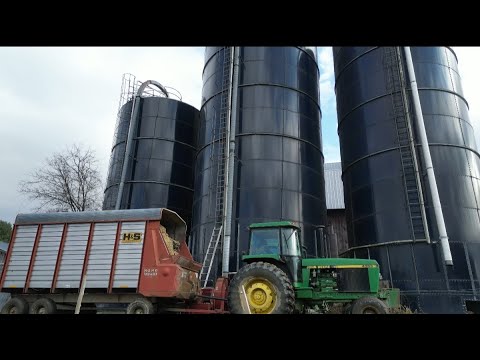 Видео: Заполнение силоса