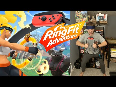 Видео: Nintendo Ring Fit Adventure для Nintendo Switch - распаковка, обзор и болящие мышцы!