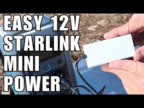 Видео: Решение для питания Starlink Mini 12 В