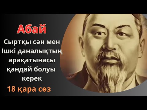 Видео: Дүниеге және ғылымға кербездік: сыртқы сән мен ішкі даналықтың арақатынасы. Абайдың 18-ші қара сөзі