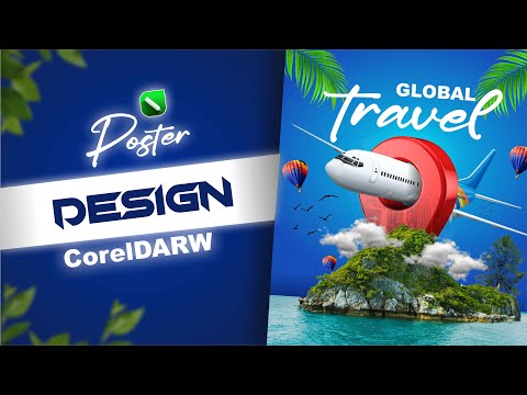 Видео: Как создать дизайн туристического флаера в CorelDRAW | шаг за шагом |