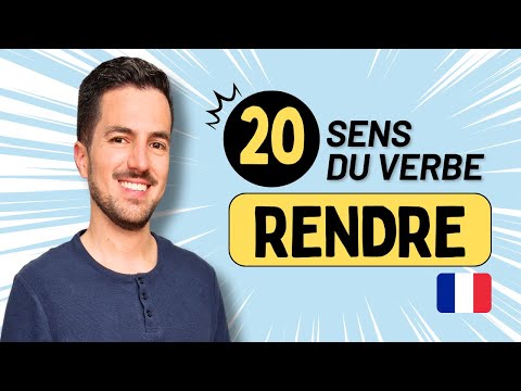 Видео: 🤓20 значений глагола RENDRE ✅