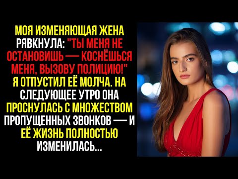 Видео: Моя Изменяющая Жена Рявкнула: "Ты Меня Не Остановишь — Коснёшься Меня, Вызову Полицию!"...