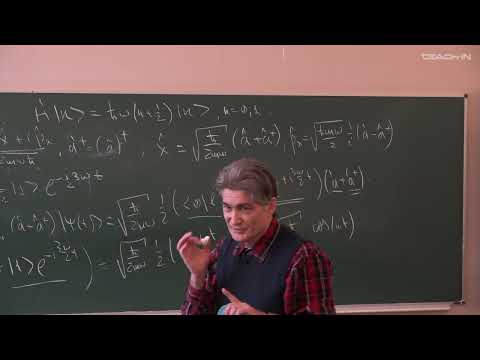 Видео: Парфёнов К.В. - Квантовая теория.Ч.1.Семинары - 5. Гармонический осциллятор и симметрия