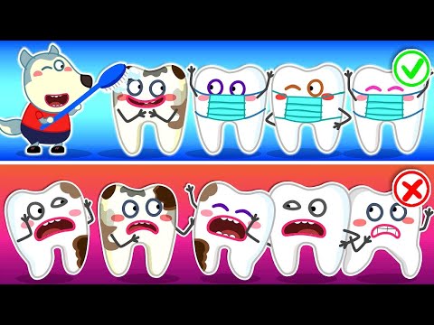 Видео: Ай-ай! Болит зуб! | Учимся ухаживать за зубами вместе с Wolfoo | Wolfoo Russian