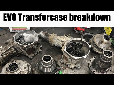 Видео: Разборка раздаточной коробки EVO // ACD и без ACD // Mitsubishi Lancer Evolution VIII IX