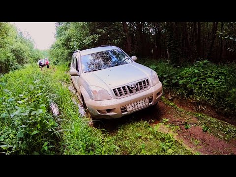 Видео: Что МОЖЕТ стоковый ПРАДО на БЕЗДОРОЖЬЕ? Внедорожный рейд.