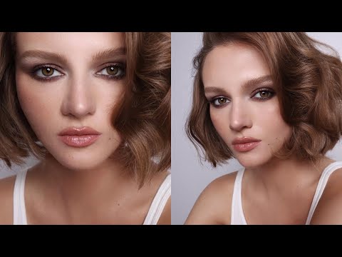 Видео: Мягкие холодные smoky eyes и розовые нюдовые губы | Hung Vanngo