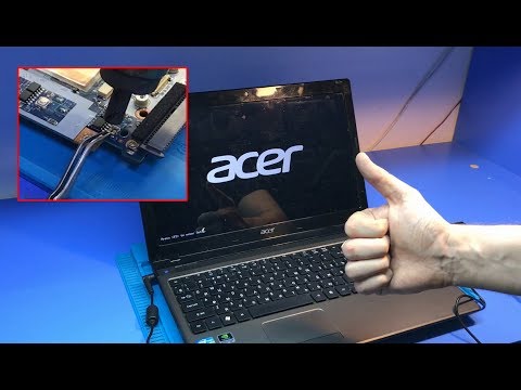 Видео: Оживление мертвеца Acer 5650G/ История одного SMD конденсатора