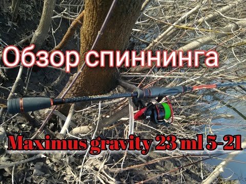 Видео: Maximus Gravity 23ML обзор спиннинга, тест на воде!