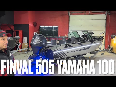 Видео: Finval 505 Yamaha 100. Редкий гость в нашем сервисе. Обзор комплектации