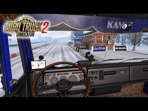 Видео: ВЗЯЛ КАМАЗ И ПОЕХАЛ В ЗИМНИЙ РЕЙС! ПЕРВАЯ ПОЛОМКА В ДОРОГЕ! EURO TRUCK SIMULATOR 2