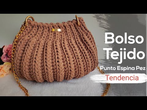 Видео: ТКАНАЯ СУМКА | рыбья кость | Модель TREND /шаг за шагом/