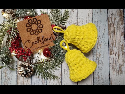 Видео: Колокольчик из трикотажной пряжи (мастер-класс)