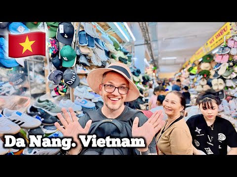 Видео: Самый большой рынок поддельных товаров в Дананге, Вьетнам | Торговый центр Han Market
