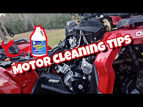 Видео: Лучший способ очистить двигатель квадроцикла