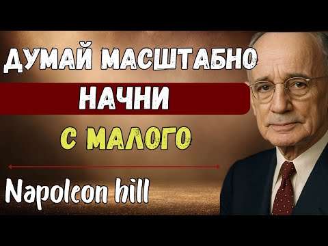 Видео: Думай масштабно, начинай с малого и действуй как богатые | Наполеон Хилл