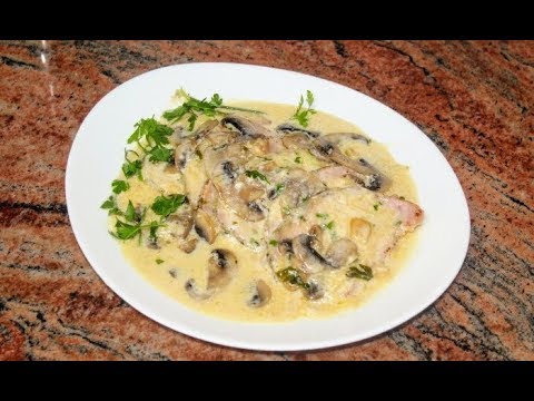 Видео: Свински филета с гъби в сметанов сос с кашкавал