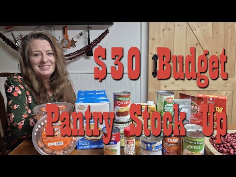 Видео: Бюджетный запас на 30 долларов ~ Dollar Tree & Tractor Supply