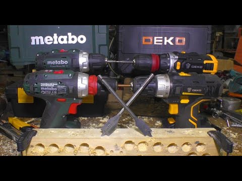 Видео: Лучший шуруповерт со сменным патроном! DEKO или METABO? Что выбрать для домашней мастерской?