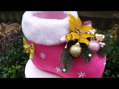 Видео: Новорічний чобіток 