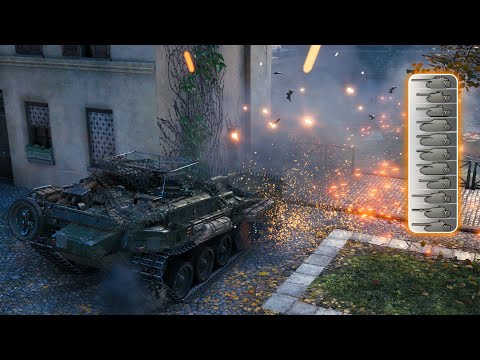 Видео: Strv 103B: Лицом к Лицу в Париже - Мир Танков