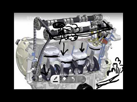 Видео: Почему дымит двигатель.как узнать в чем причина,сальники клапанов или кольца.