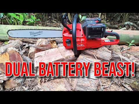 Видео: Бензопила Milwaukee M18 70 куб. см. Сколько пропилов вы сделаете?