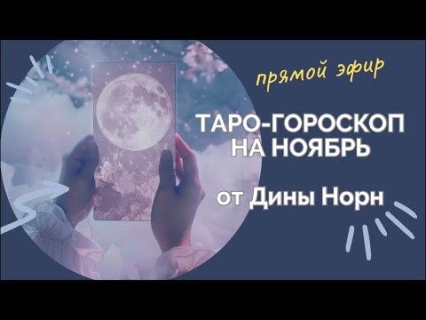 Видео: Таро-гороскоп на ноябрь от Дины Норн