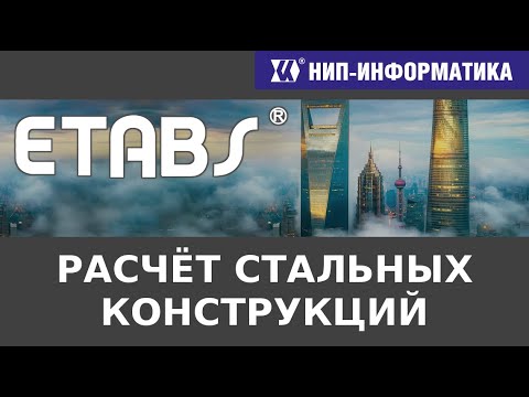 Видео: ETABS: РАСЧЁТ СТАЛЬНЫХ КОНСТРУКЦИЙ - Вебинар №3