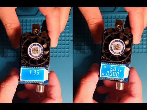Видео: Электронная нагрузка XY-KZ35 режим F35 (настройка, калибровка) electronic load KZ-35 mode F35