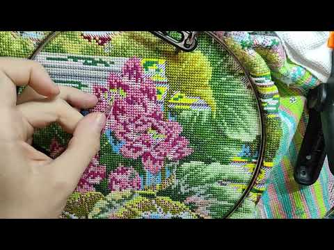 Видео: Разговоры под вышивку. Вышиваю и отвечаю на вопросы ТЭГа "Вышивка - всегда?". Часть 2