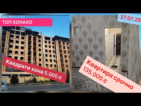 Видео: Хонахои фуруши Срочно аз 135.х дар навори имруза ///(27.07.25) #ба_канал_обуна_шавед